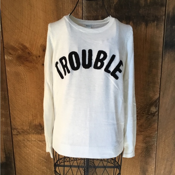 Trouble F21 Sweater - Picture 1 of 4
